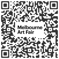 mpefm - QR code 70 galleries at MELBOURNE ART FAIR 2025, AUSTRALIA - 20 > 23 February, 2025 @MelbArtFair