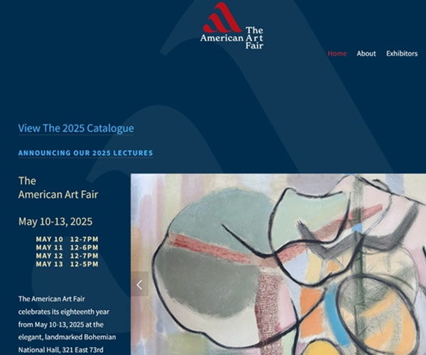 17 galleries at The American Art Fair 2025, New York NY USA - May 10 > 13, 2025 @americanartfair