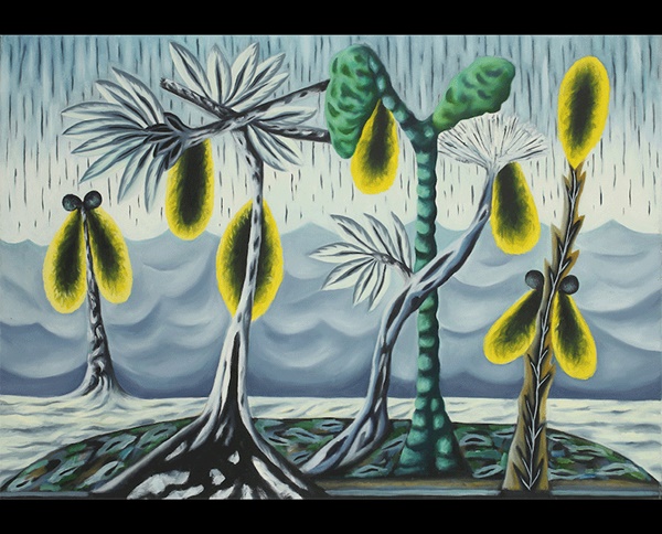 Hartmut Neumann
Horizont 20 (Großer gelber Samen)
oil on canvas, 2023, 70 × 100 cm
