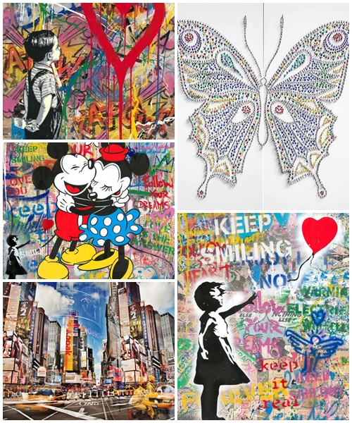 click to enlarge- double click to reduce Galerie de Bellefeuille, Toronto ON CANADA - New Acquisitions : David Drebin, Jane Waterous, Mr. Brainwash, Nicolas Ruel