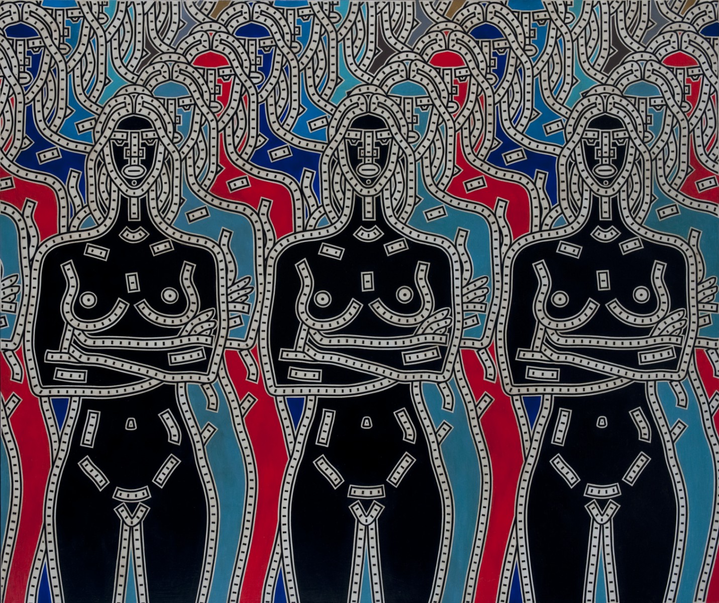 Senza titolo, 2013, acrilico su tela, cm. 100x120 Marco Catellani