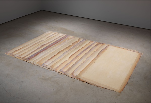 click to enlarge- double click to reduce Eva Hesse
Augment
1968
Latex, canvas
Installation variable, 17 units
198.1 x 101.6 cm / 78 x 40 in each
Glenstone Museum, Potomac, Maryland
© The Estate of Eva Hesse. Courtesy Hauser & Wirth
Photo: Genevieve Hanson