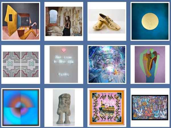 click to enlarge- double click to reduce 22 galleries at intersect 21, Aspen CO Chicago IL Palm Spring CA USA 2021 - LIVE ONLINE - February 16 > 22, 2021 @sofaexpo