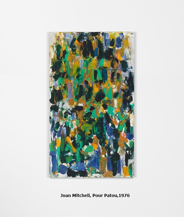 click to enlarge- double click to reduce Joan Mitchell, Pour Patou,1976
