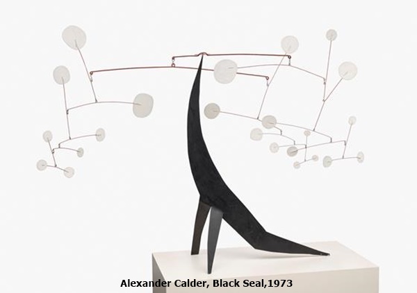 click to enlarge- double click to reduce Alexander Calder, Black Seal,1973