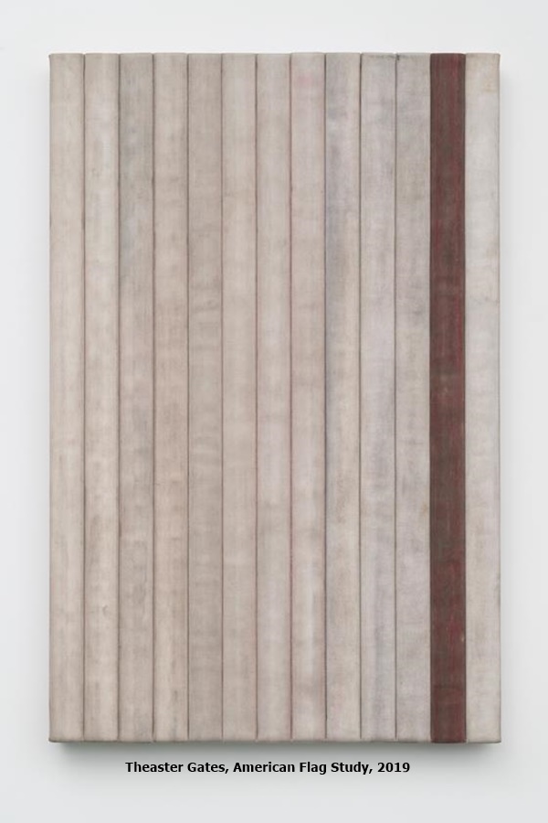 click to enlarge- double click to reduce Theaster Gates, American Flag Study, 2019